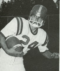 1966 varsity football player Dennis Perkins 